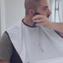 Load image into Gallery viewer, Beard Shaving Apron (with Mirror Suction Hooks)
